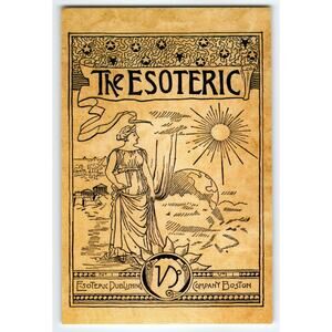 The Esoteric Art Print by Esoteric Publishing Company Boston 4x6